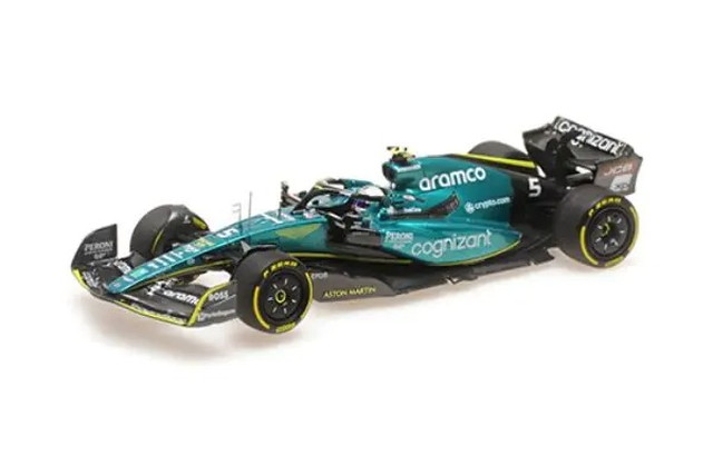 【送料無料】　MINICHAMPS 1/43 アストン マーティン アラムコ コグニザント フォーミュラ ワン チーム AMR22 セバスチャン･ベッテル アブダビGP 2022 ラストレース 完成品ミニカー 417222205｜トイスタジアム1号店