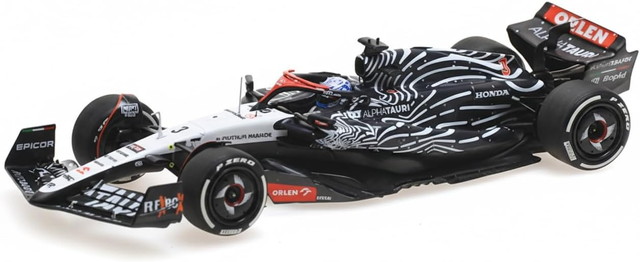 【送料無料】　MINICHAMPS 1/43 スクーデリア アルファタウリ AT04 ダニエル･リカルド ラスベガスGP 2023 完成品ミニカー 417232203｜トイスタジアム1号店