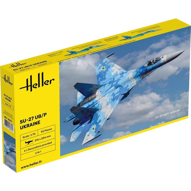 【送料無料】　エレール 1/72 ウクライナ空軍 SU-27 UB/Pフランカー プラモデル HE80371