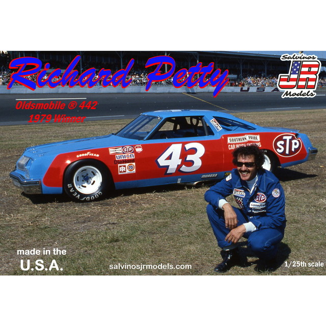 【送料無料】　サルビノスJRモデルズ 1/25 NASCAR 1979 デイトナ500ウイナー オールズモビル442 #43 \