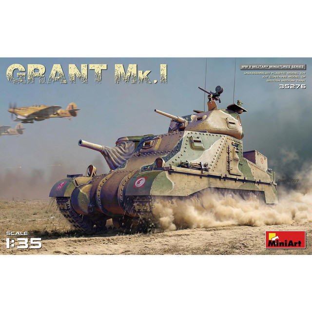 【送料無料】　ミニアート 1/35 WW.II イギリス軍 グラント Mk.I プラモデル MA35276