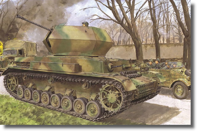 【送料無料】　ドラゴン 1/35 WW.II ドイツ軍 IV号対空戦車 オストヴィント マジックトラック/アルミ砲身/3Dプリントパーツ付属 豪華キット プラモデル DR6550SP