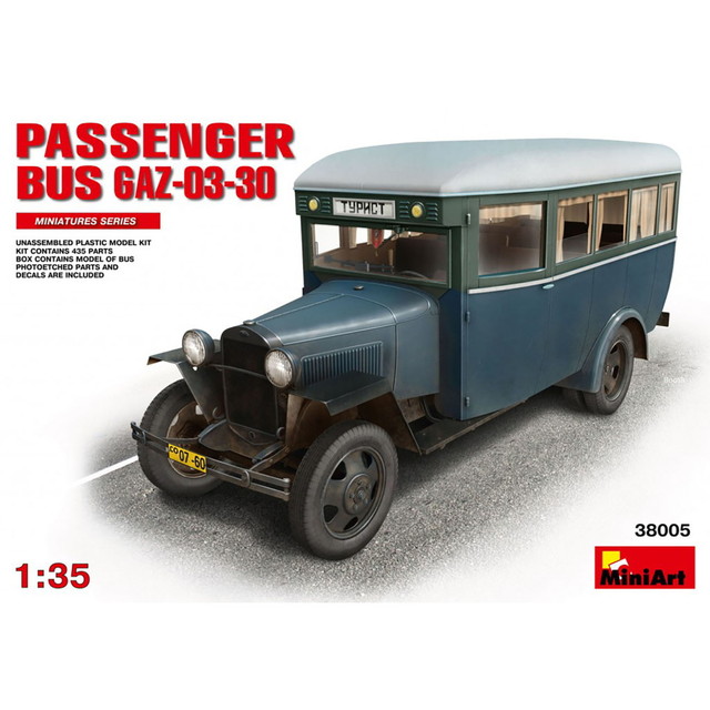 【送料無料】　ミニアート 1/35 ソビエト 路線バス GAZ-03-30 プラモデル MA38005 6,770円