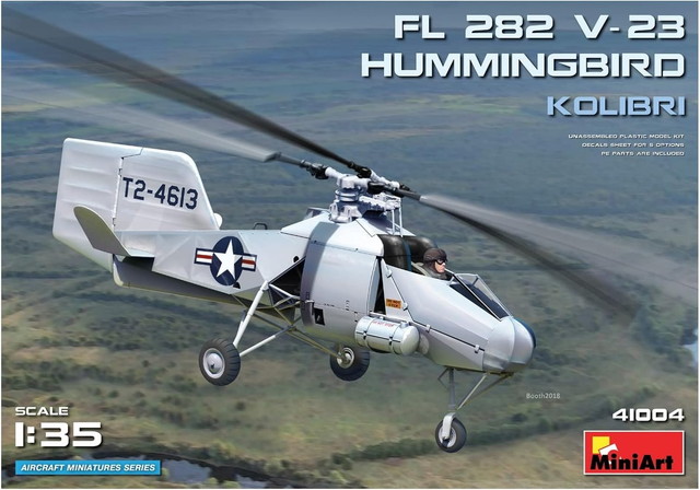 【送料無料】　ミニアート 1/35 WW.II ドイツ軍 ヘリコプター FL282 V-23 ハミングバード （コリブリ） プラモデル MA41004 6,250円