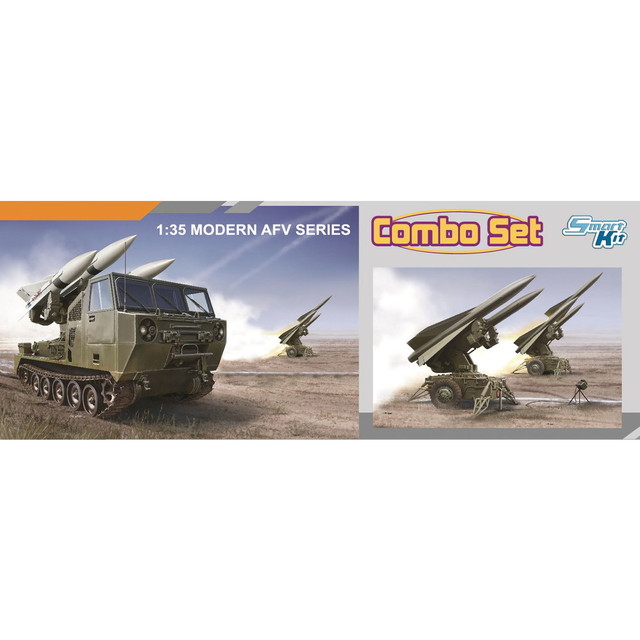 【送料無料】　ドラゴン 1/35 アメリカ軍 M727 MIM-23自走ミサイルキャリア & MIN-23 ホーク M192対空ミサイルランチャー コンボセット プラモデル DR3588