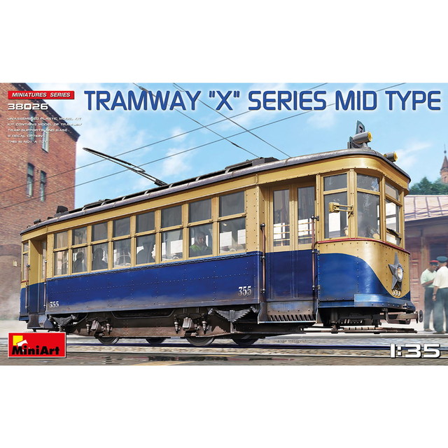 【送料無料】　ミニアート 1/35 共産圏諸国で運用された路面電車 Xシリーズ 中期型 プラモデル MA38026