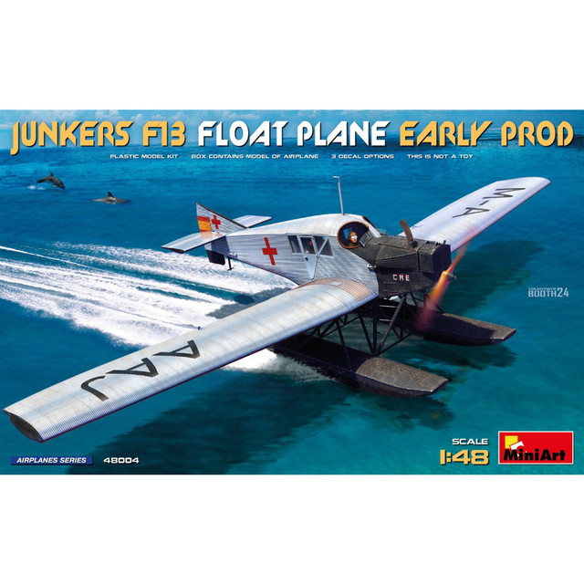 【送料無料】　ミニアート 1/48 ユンカース F13 水上機 初期生産型 プラモデル MA48004