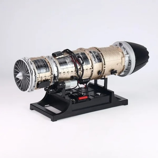 【送料無料】 Flukeforest 戦闘機ジェットターボエンジン 組立キット エンジン模型 FA-JT9A|トイスタジアム1号店
