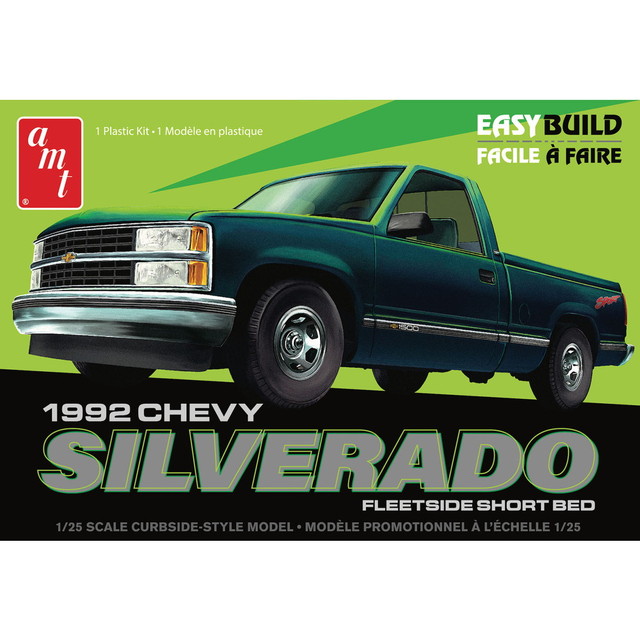 【送料無料】　AMT 1/25 1992 シボレー シルバラード ショートベッド フリートサイド プラモデル AMT1408 6,857円