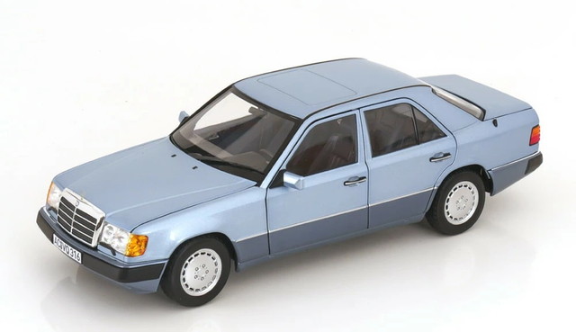 【貨物輸送無料】 NOREV 1/18 メルセデス・ベンツ 230 E 1990 ライトブルーメタリック 遣っ付ける品ダイキャストミニカー 183945