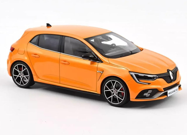 【貨物輸送無料】 NOREV 1/18 ルノー メガーヌ R.S. 賞 2022 トニックオレンジ 遣っ付ける品ダイキャストミニカー 185399