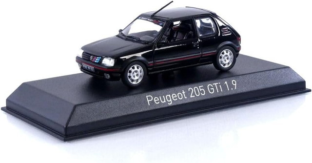【貨物輸送無料】 NOREV 1/43 プジョー 205 GTi 1.9 1992 黒いこと(PTSデコ)切り上げる品ダイキャストミニカー 471734