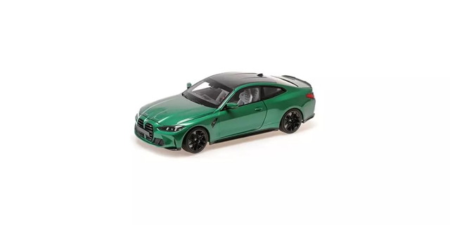 【貨物輸送無料】 MINICHAMPS 1/18 BMW M4 2024 グリーンメタリック 切り上げる品ミニカー 110020142