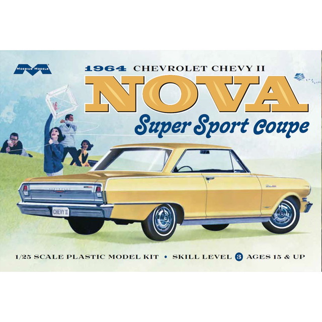 【送料無料】　メビウスモデル 1/25 1964 シボレー シェビーII ノバ スーパースポーツクーペ プラモデル MOE2320