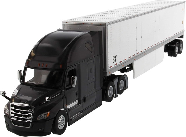 【貨物輸送無料】 DIECAST MASTERS 1/50 フレイトライナー New カスカディア 53’ Dry Cargo Van (薄墨色) 研ぎ澄ます品ダイキャストミニカー 71047