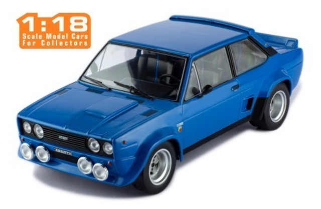 【送料無料】　IXO MODELS 1/18 フィアット 131 アバルト 1980 ブルー 完成品ダイキャストミニカー 18CMC129｜トイスタジアム1号店 9,210円