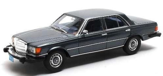 【貨物輸送無料】 MATRIX 1/43 メルセデスベンツ 450SE W116 1978 ブルーメタリック 遣っ付ける品ミニカー MX11302222