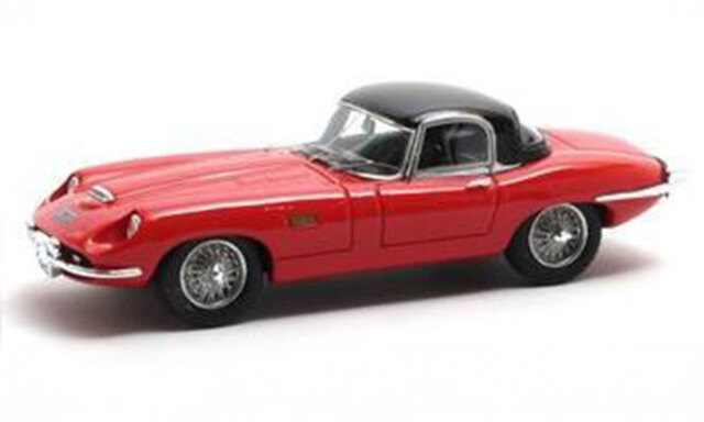 【貨物輸送無料】 MATRIX 1/43 ジャガー E印字機 読み込むはやりっ子 フルア クローズド 赤いこと 成し遂げる品ミニカー MX51001104