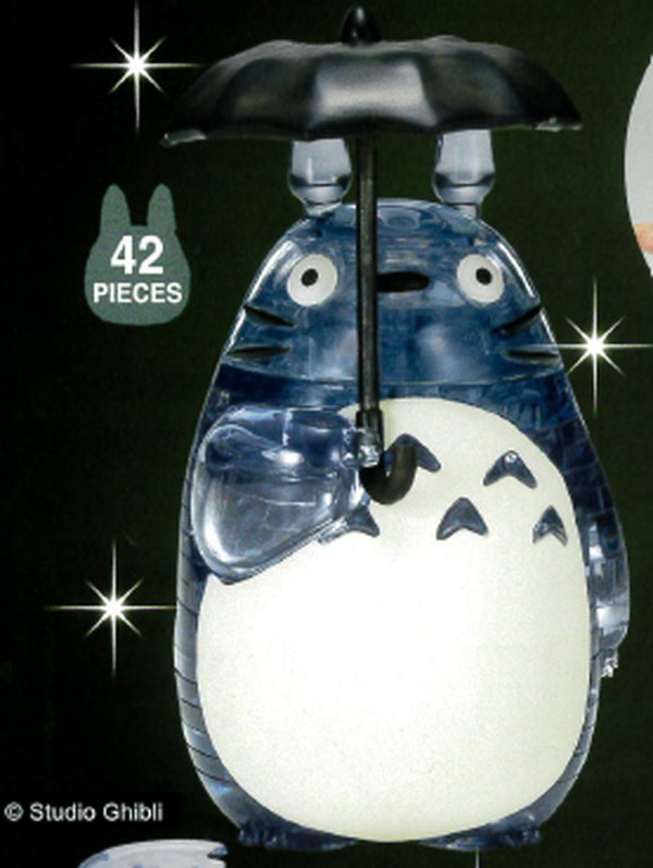 楽天市場 送料無料 クリスタルパズル となりのトトロ トトロ グレー 対象年齢7才以上 トイスタジアム1号店