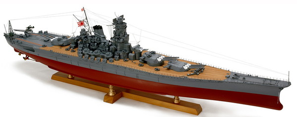 当店一番人気 ウッディジョー 戦艦大和 木製模型完成品 1 250