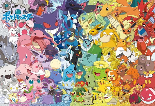 楽天市場 送料無料 ジグソーパズル 100ピース ポケモン ポケモン大集合 カラフル編 38x26cm 100 028 トイスタジアム1号店