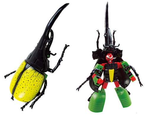 【送料無料】　緑翠の守護神 ムシバトロン ヘラクレス 変形ロボット画像