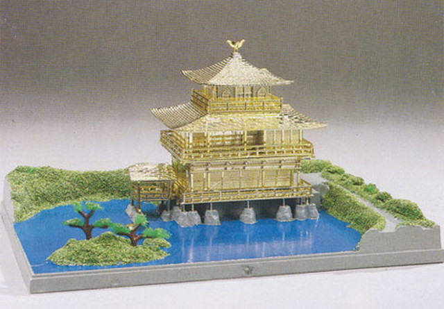 ゴールド日本の伝統美　金閣寺　NG-12　プラモデル
