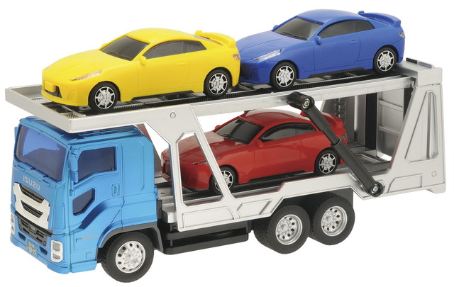 ●TINY 日野　500 Tiny City Hino 500 (Hino Ranger) Car Carrier White (Diecast