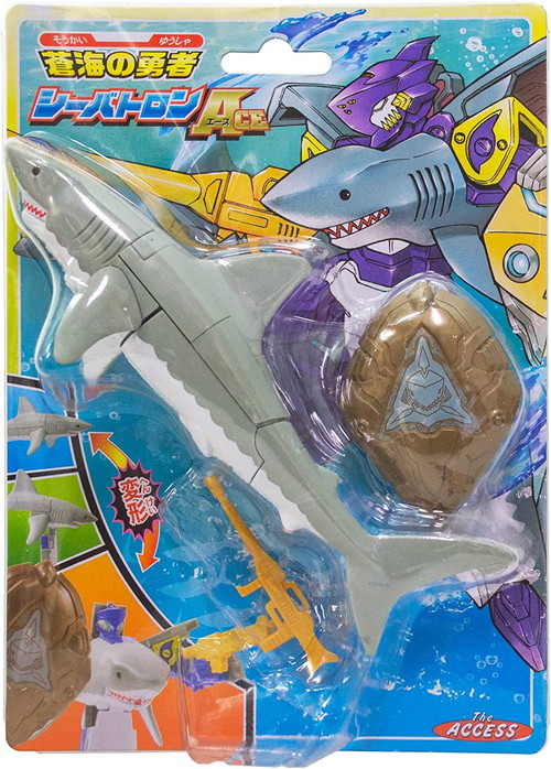 【送料無料】　蒼海の勇者 シーバトロンAce シャーク 変形ロボット サメ画像