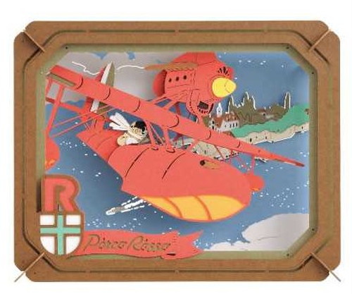 【ネコポス送料無料】　ペーパーシアター 紅の豚 アドリア海上空から PT-064N画像