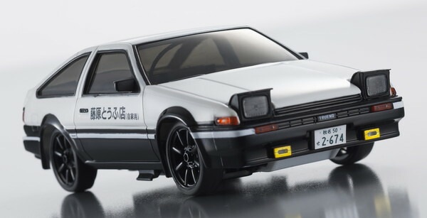 【送料無料】　KYOSHO EGG 1/28 First Mini-Z 頭文字D トヨタ スプリンタートレノ AE86 リニューアル版 ファーストミニッツ 完成品ラジコン 66601L画像