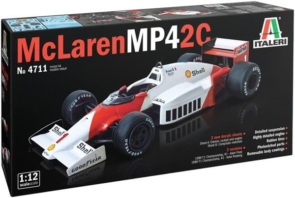 【送料無料】 イタレリ 1/12 マクラーレン MP4/2C(日本語説明書付属) プラモデル IT4711|トイスタジアム1号店