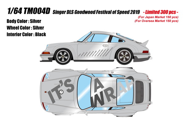 【送料無料】　Titan 64 1/64 シンガー DLS シルバーメタリック 完成品ミニカー TM004D