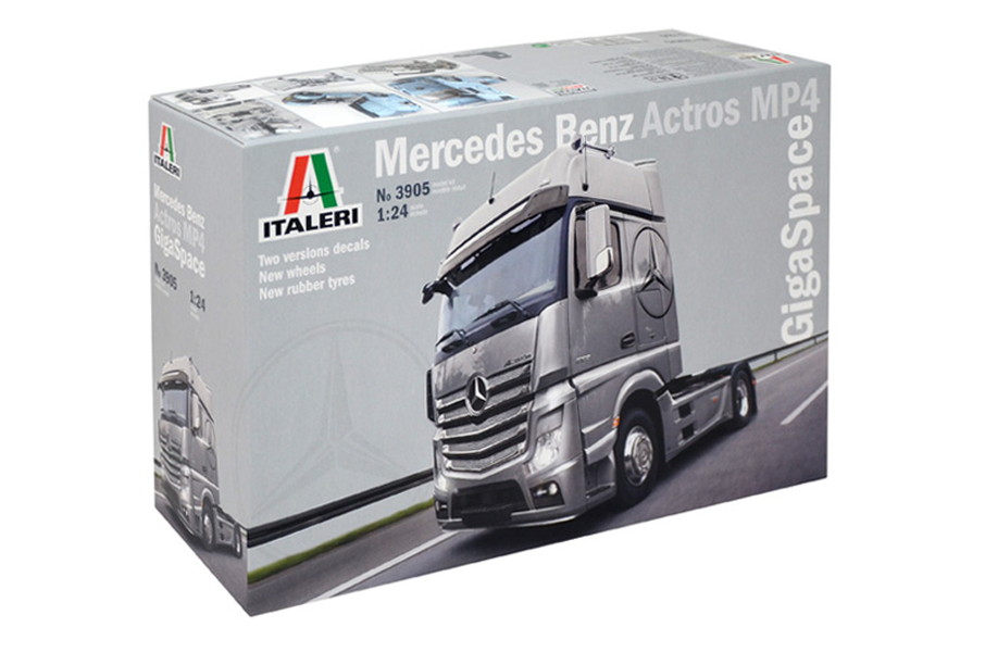 【貨物輸送無料】 イタレリ 1/24 メルセデス・ベンツ アクトロス MP4 ギガあき場所 プラモデル IT3905 おもちゃ-その他
