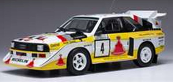 【送料無料】 IXO MODELS 1/18 アウディ スポーツ クアトロ S1 E2 1985年1000湖ラリー #4 S.Blomquist/B.Cederberg 完成品ダイキャストミニカー 18RMC161A