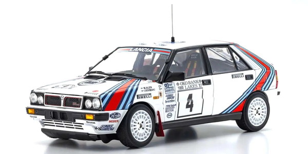 【★商品目録】 【貨物輸送無料】 京商事あたらしい 1/18 ランチア 三角州 HF 4WD 1000湖 \