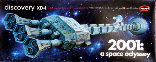 6月再入荷予定　【送料無料】　メビウスモデル 1/350 2001年宇宙の旅 ディスカバリー号 XD-1 プラモデル MOE2001-8画像