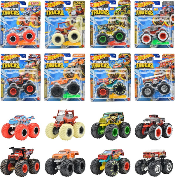 【新品未使用】ホットウィール モンスターカー モンスタートラック ５台セット Amazon.co.jp: ホットウィール(Hot Wheels) モンスタートラック