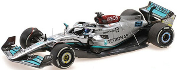【送料無料】　MINICHAMPS 1/43 メルセデス AMG ペトロナス フォーミュラ ワン チーム F1 W13 Eパフォーマンス ジョージ･ラッセル イギリスGP 2022 完成品ミニカー 417221063