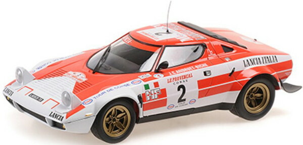【貨物輸送無料】 MINICHAMPS 1/18 ランチア ストラトス JEAN-CLAUDE ANDRUET \"BICHE\"" 手道具･ド･コルス 1974 ウィナーズ 成し遂げる品ダイキャストミニカー 155741702"
