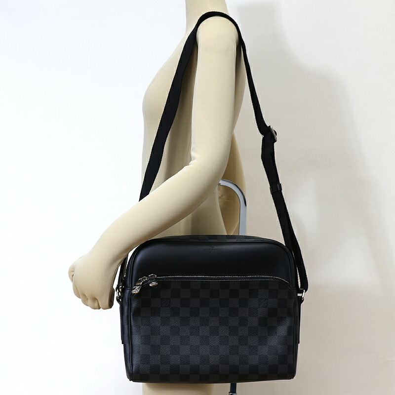 楽天市場 ルイ ヴィトン Louis Vuitton ダミエ グラフィット デイトンpm ショルダーバッグ メンズ 中古 Okura おお蔵 楽天市場店