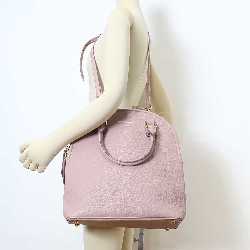 楽天市場 バーバリー Burberry 2wayバッグ ピンク ハンドバッグ ショルダーバッグ レディース 中古 Okura おお蔵 楽天市場店