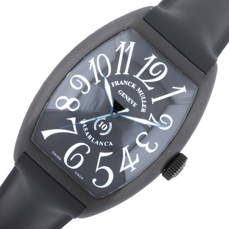 新品 Franck フランク ミュラー Muller 腕時計 中古 メンズ 自動巻き ブラック 80casanr カサブランカ メンズ腕時計 Www Fondazionecarical It