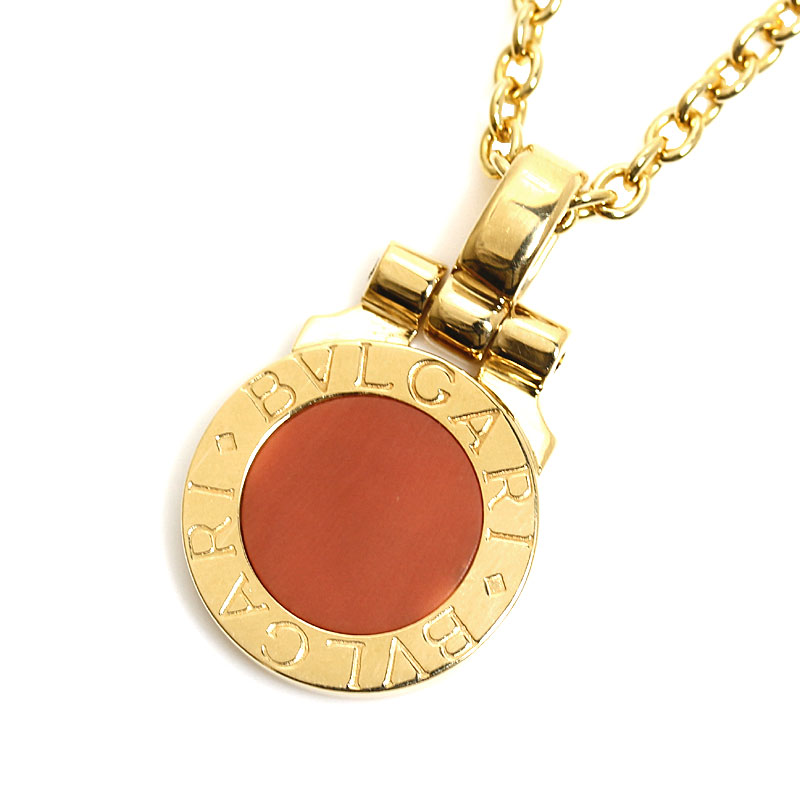 ブルガリ Bvlgari ブルガリブルガリ ネックレス K18yg サンゴ ペンダント レディース ジュエリー アクセサリー 中古 Fmcholollan Org Mx
