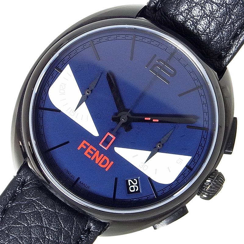 楽天市場 フェンディ Fendi バッグバグズ クロノグラフ モンスター 000 21200g 910 クオーツ メンズ 腕時計 中古 Okura おお蔵 楽天市場店