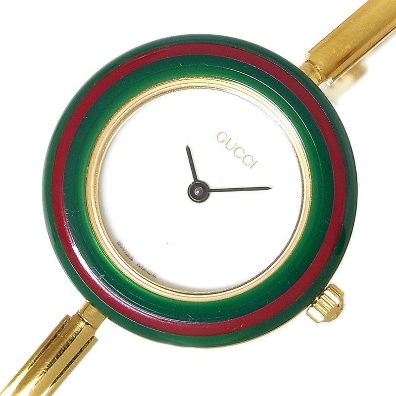 高級ブランド レディース腕時計 ウォッチ チェンジベゼル Gucci グッチ 1100l 腕時計 中古 レディース クオーツ 11 12 2 Aslancizgifilm Com