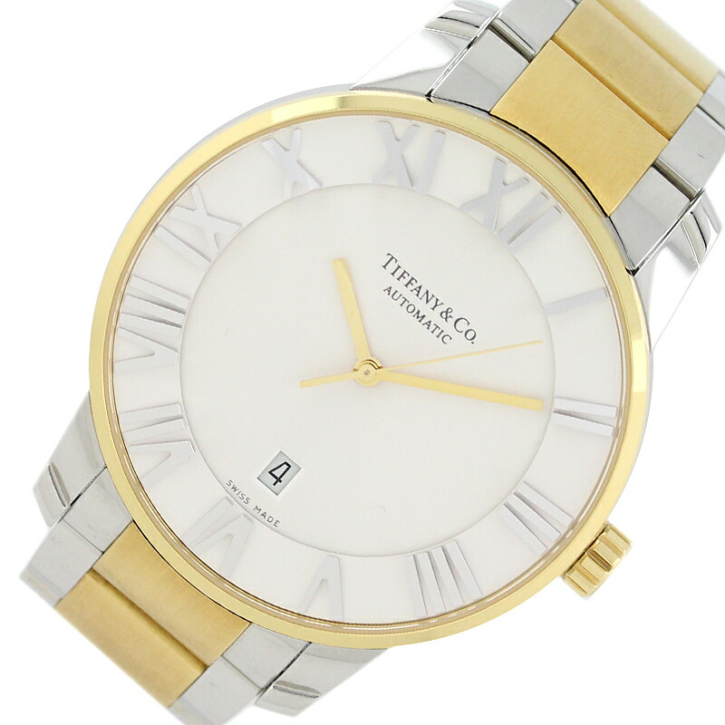 レビューを書けば送料当店負担 Tiffany Co ティファニー アトラスドーム 腕時計 中古 メンズ 自動巻き Z1810 68 15a21a00a Www Learnforall Net