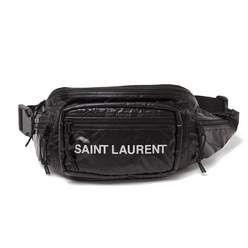 楽天市場 サンローラン Saint Laurent ボディバッグ ブラック ウエストバッグ メンズ 中古 Okura おお蔵 楽天市場店