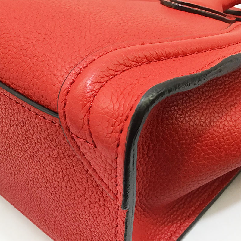 セリーヌ CELINE ラゲージ ナノショッパー 168243LUG.25CO なめし革 ...
