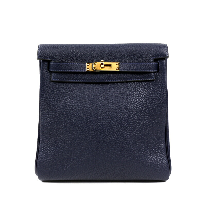 楽天市場 エルメス Hermes ケリーアドpm ブルーニュイ ゴールド金具 レディース リュック デイパック 中古 Okura おお蔵 楽天市場店